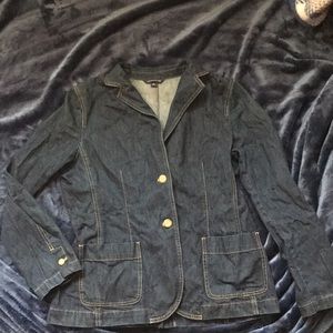 Lands end denim jacket